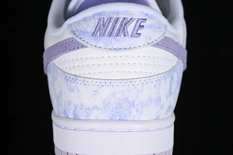 All categories Nk SB Dunk series Nk SB Dunk Low low-top sneakers Nk SB Dunk Low Prm white and light purple color SB smashed backboard fashion casual sneakers DM9467-500